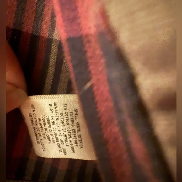 Anthropologie/Elevenses Cotton & Linen Jacket - Picture 5 of 7